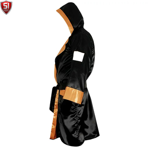 Bata de Boxeo para Hombre Adulto SUMROOS, Satén, Color/Logotipo Personalizado, Transpirable, Cómoda, Tallas Personalizadas, para Todas las Temporadas, para MMA, Muay Thai - Product Image 6