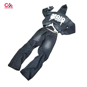 Conjunto Deportivo CARE MASTER con Estampado de Estrellas, Sudadera con Capucha y Pantalones Largos Unisex, Corte Holgado Informal para Otoño - Product Image 2