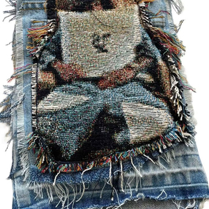 Pantalones Vaqueros Personalizados en Oferta, con Bordados y Parches Desgastados, Corte Ajustado, Lavado Casual, Rectos y Holgados para Hombre - Product Image 3