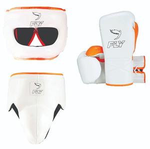 Ensemble de boxe professionnel en cuir de qualité supérieure, tendance 2025, avec protège-tête et protège-guêtres, respirant et anti-humidité, pour arts martiaux - Product Image 1