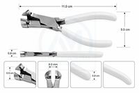 AL MIDA Stainless Steel Eye Pliers Ophthalmic Surgical Instruments Surgical Steel Ophthalmic Tools CE Certified Class II Manual