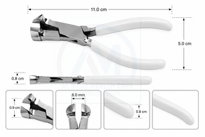 Pinzas Oftálmicas de Acero Inoxidable AL MIDA, Instrumentos Quirúrgicos Oftálmicos de Acero Quirúrgico, Herramientas Oftálmicas con Certificación CE Clase II, Manuales - Product Image 5