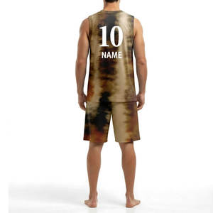 Tenue de basketball personnalisée pour hommes, kit d'équipe de club, nouveau design, uniforme de basketball respirant avec faible MOQ - Product Image 2