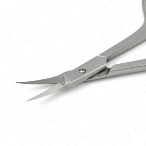 Ciseaux à cuticules en argent de qualité supérieure, en acier inoxydable, ciseaux de manucure professionnels, logo personnalisé, OEM, marque privée, vente en gros - Product Image 4