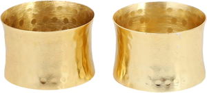 Gold Handmade Hammered Metal Napkin Ring Holders <b>Decorative</b> <b>Table</b> Napkin Rings Rustic Dining <b>Table</b> <b>Accessories</b> - Product Image 4