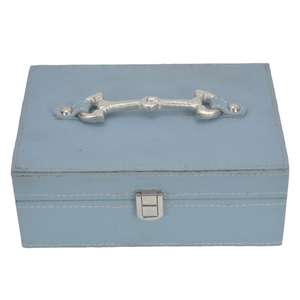 Customizable Gift Box Silver Horse Bit Handle Handmade Leather Storage Boxes & <b>Bins</b> Custom Logo & Design Customer's Size - Product Image 4