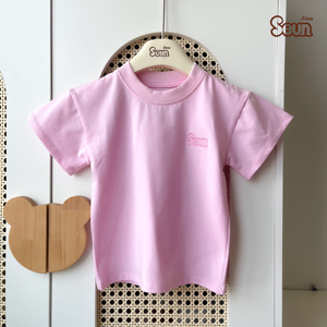 T-shirt d'été pour enfants, unisexe, vêtements pour garçons et filles, coton extensible respirant, haut à manches courtes, fabriqué au Vietnam, toucher ultra-doux - Product Image 3