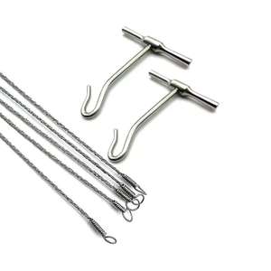 เครื่องมือผ่าตัดกระดูกและระบบประสาทสำหรับสัตว์  แบบใช้สายลวด  ยี่ห้อ Gigli Saw By Grip Surgical - Product Image 1