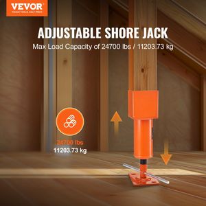 Adjustable 4\" X 4\" <b>Screw</b> <b>Jack</b> Post 13.2\"-18.7\" Height Range 24700 Lbs Max Load Capacity Shore <b>Jack</b> for Temporary Leveling - Product Image 2