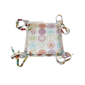 Vente chaude paniers de rangement en lin jetables coton tissé à séchage rapide avec motif imprimé pour l'utilisation de serviettes de cuisine alimentaires - Product Image 5