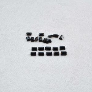Qualité supérieure 3mm 5mm spinelle noir pierre précieuse naturelle à facettes octogone coupe lâche certifié pierre précieuse vente chaude produits tendance - Product Image 2