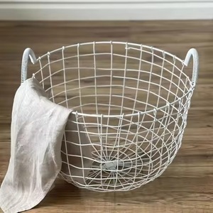 Carrito de Lavandería Rodante Geométrico Rectangular Edición Premium, Cesta de Almacenamiento Metálica Móvil con Ruedas, Cesto para Ropa Sucia - Product Image 3