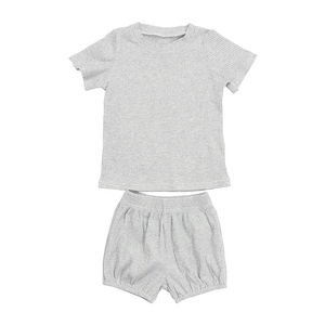 Shorts Bermuda en toile de coton rose pour homme, taille mi-haute élastique, couleur unie, tricoté, respirant, poches, 220g, logo frontal - Product Image 2