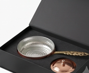 Stylish Rose Gold Polished Sauce <b>Pans</b> Utensils With Brass <b>Handle</b> For Kitchenware Hotel Restaurant And Home Use - Product Image 6