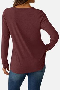 Camisetas de Manga Larga para Mujer, Camisetas Básicas Suaves, Tops Casuales de Primavera, Ropa Moderna para el Día a Día - Product Image 4