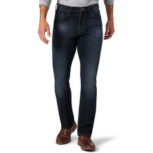 Jean Classique Extensible Coupe Slim Décontracté pour Homme – Tissu Doux en Mélange de Coton, Taille Confortable, Style Moderne pour Tous les Jours et Toutes les Saisons - Product Image 1