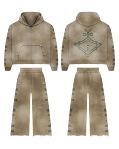Chándal de Nuevo Diseño con Cremallera Completa en la Parte Superior, Bolsillos Laterales, Ropa Casual, Ropa Urbana, Elegante para Adultos, Última Moda en Calidad - Product Image 3