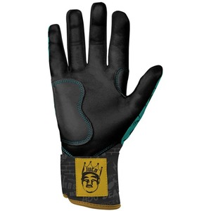 King JUCO Long Cuff Sheepskin Batting Gloves | Creator Series Mint/Black | Elite Baseball Softball Pro - Product Image 3