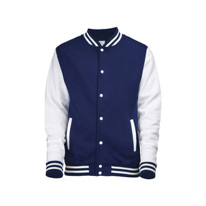 Blouson de baseball rétro pour femme style universitaire, vente chaude, manteau court épaissi pour l'hiver, vêtement d'extérieur en laine brodé, mode OEM - Product Image 5
