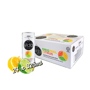 เครื่องดื่มอัดลมปราศจากน้ำตาลได้รับการรับรองฮาลาลปราศจากน้ำตาลเพื่อดับกระหายมินตี้โซดามะนาววิตามินซี325มล. สามารถ Vida จากมาเลเซีย - Product Image 4