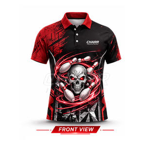 Jersey de Boliche Personalizado Premium, Transpirable, Antibacterial, de Secado Rápido, Tallas Grandes, MOQ Bajo - Product Image 3