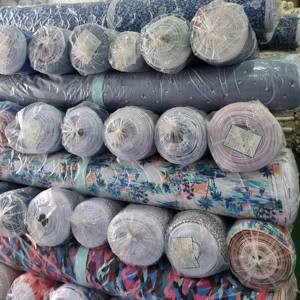 Fabriqué en Corée, 95% polyester, 5% élasthanne, tissu ITY imprimé, lot de tissus en stock, nombreux motifs floraux, meilleure qualité, designs magnifiques. - Product Image 3