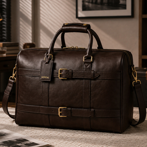 Borsa da Viaggio Multifunzionale <span class=keywords><strong>per</strong></span> Donne e Uomini, Borsa Weekend Professionale <span class=keywords><strong>con</strong></span> Manico, Resistente Borsone in Ecopelle - Product Image 1