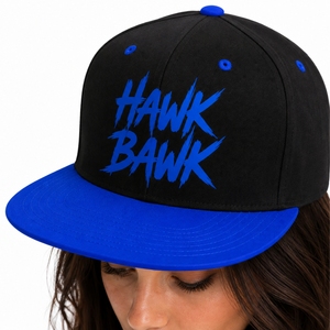 Casquette Snapback Unisexe Premium Réglable Respirante Noire Bleue à Visière Plate Style Urbain Moderne Design Personnalisé - Product Image 4