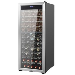 Cantinetta Vino Freestanding da 80 Bottiglie, Doppia Zona, Doppia Temperatura, Frigorifero per Vino Elettrico con Sistema di Raffreddamento ad Aria Circolante Mini - Product Image 1