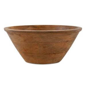 Bols en bois faits à la main, finition naturelle, design minimaliste, empilables, pour servir les aliments, bois non traité, artisanat en bois, bol en bois - Product Image 6