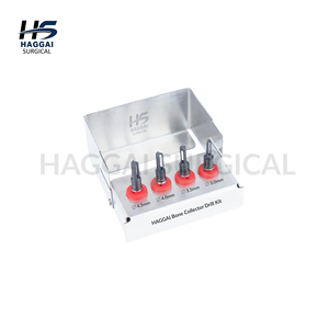 Kit de perforación con irrigación interna guiada para implantes dentales con tope, brocas quirúrgicas recubiertas de titanio, instrumentos de acero inoxidable, CE - Product Image 1