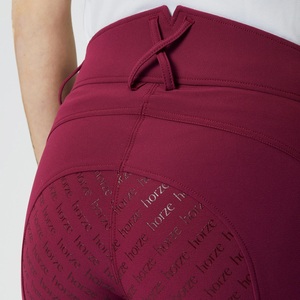High Quality 4-way Stretch Horse Riding Breeches <b>Leggings</b> Tights <b>Equestrian</b> Wear Pants on Technical Fabric with Soft Feel - Product Image 3