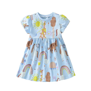 Vestido de Cumpleaños para Niñas, Diseño Floral Bonito, Fabricante Mayorista, Vestido de Invierno de Manga Larga para Niñas, Vestido Cálido y Cómodo - Product Image 1