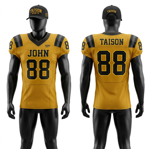 Maillot de football américain en mesh polyester premium pour homme, violet clair, tissu respirant, col contrasté, logo personnalisé par sublimation - Product Image 5