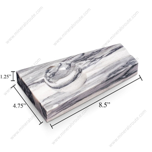 Great Quality And Reasonable Price Gray Marble Trapezoid-Cigar <b>Ashtray</b> Luxury Design Ash Tray With High Quality Material - Product Image 3