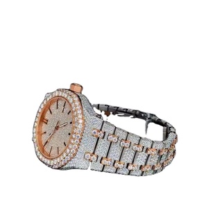 Relojes millonarios Venta al por mayor Relojes Moissanite Pass Diamond Tester Relojes de cuarzo de alta calidad de lujo para hombres Bulk AP - Product Image 1