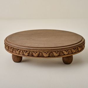 Bandeja de pizza de madera con diseño de sonrisa, tabla de servir hecha a mano de madera de acacia para pizzerías, cafeterías y restaurantes - Product Image 3