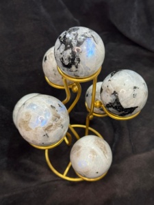 Esfera de Piedra Lunar Arcoíris Brillante, Bola de Cristal de Labradorita Natural, Gema Pulida, Cristal Curativo, Decoración para el Hogar, Meditación, Reiki - Product Image 2