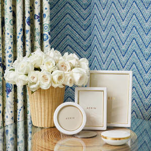 Jarrón de decoración floral de ratán tejido, decoración del hogar, mesa de mimbre - Product Image 3