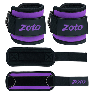 Zoto Neoprene Ankle Support <b>Straps</b> Adjustable Hook Loop Closure for Weight Lifting Strength Training Unisex Fitness Gear - Product Image 3