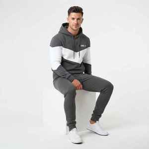 Conjunto Deportivo con Capucha para Hombre Hawkeye, Diseño Color Block, Sudadera Larga Informal con Cordón y Bolsillos Laterales, Ropa de Otoño - Product Image 5