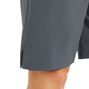 กางเกงขาสั้นเบอร์มิวดาผู้ชายสีพื้น แห้งเร็ว ปี 2026 เอวยางยืด มีกระเป๋าข้าง สไตล์ลำลองสปอร์ต - Product Image 3