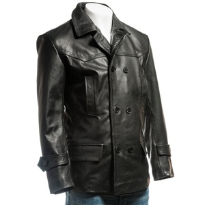 Manteau en peau de mouton de haute qualité pour homme, veste en cuir respirant de qualité supérieure, à double boutonnage, chaud et élégant, vêtements d'extérieur pour l'hiver - Product Image 1