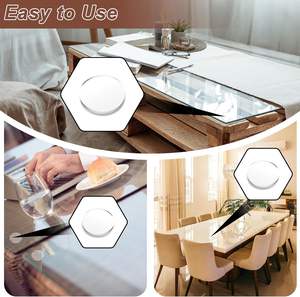 <span class=keywords><strong>Ruban</strong></span> <span class=keywords><strong>adhésif</strong></span> en acrylique <span class=keywords><strong>double</strong></span> <span class=keywords><strong>face</strong></span>, transparent, silencieux, non marquant, imperméable, découpé à la forme, <span class=keywords><strong>pour</strong></span> dessus de table en verre |   Vente en gros - Product Image 6