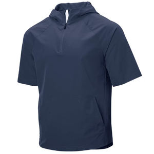 Veste de baseball haute performance en tissu polyester et élasthanne, style urbain, légère, couleur unie, pour hommes - Product Image 1