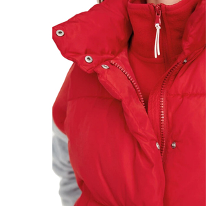Custom Logo <b>Womens</b> Cropped Puffer <b>Vests</b> Winter Lightweight Sleeveless Warm Waterproof <b>Down</b> Jacket Padded New Bubble <b>Vest</b> - Product Image 5