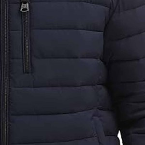Vestes d'hiver rembourrées pour hommes, en nylon 100%, imperméables, à col montant, avec logo personnalisé, vente en gros, taille oversize, pour l'extérieur - Product Image 3