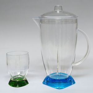 เหยือกน้ำและแก้วอะคริลิคทรงจรวด - Product Image 2