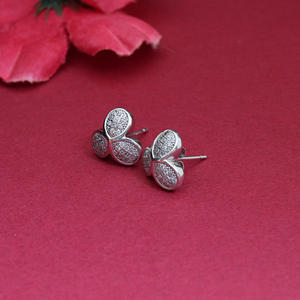 Nuevos Aretes de Plata con Diseño de Racimo 2026, Aretes de Circonia Cúbica, Joyería para Mujeres y Niñas, para Usar en Fiestas - Product Image 4