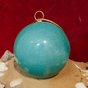 Luxury Turquoise Blue Resin <b>Sphere</b> Clutch Handbag with Brass Ring Handle Designer Evening Party Wedding <b>Bag</b> - Product Image 6